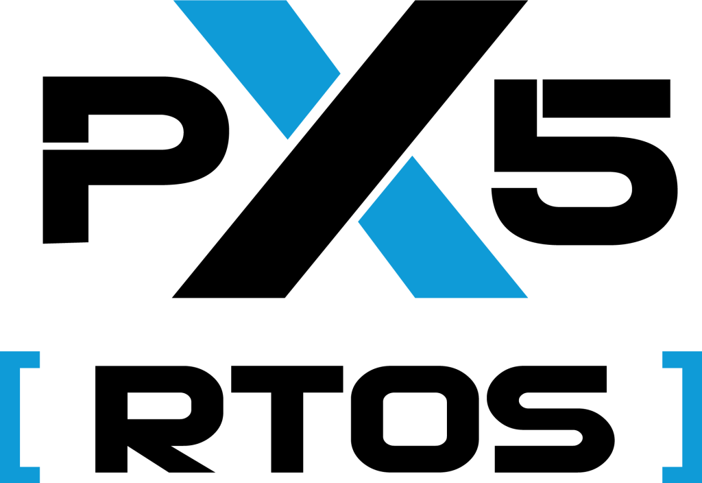 px5 rtos logo black