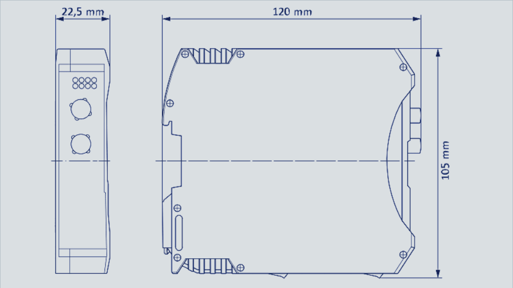 ixxat can cr110-fo dimension